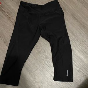 Black Reebok Capris